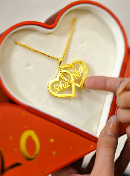 Double Hearts necklace